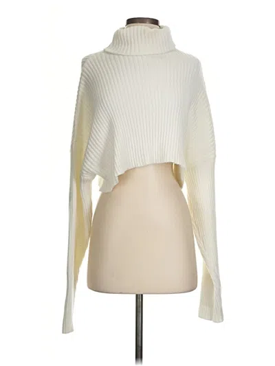 Pre-owned Mimosa Turtleneck Sweater In Ivory