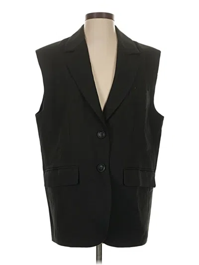Pre-owned Mimosa Tuxedo Vest In Black