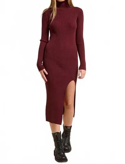 Mimosa Women's Malbec Sweater Dress In Brown