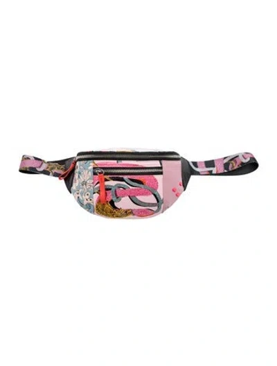 Pre-owned Min & Mon Leather Belt Bag In Multi
