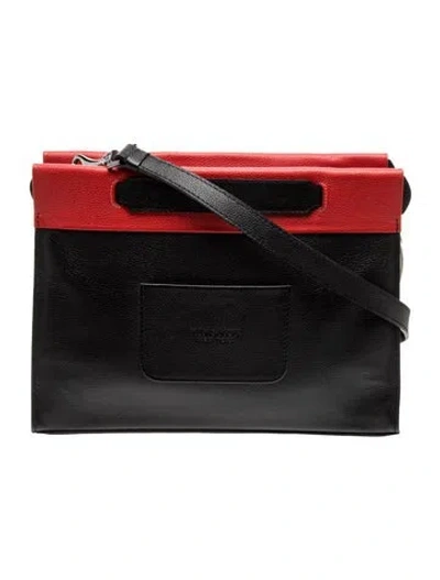 Pre-owned Min & Mon Ponyhair Crossbody Bag In Black