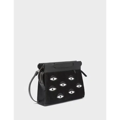 Min & Mon Vali Crossbody Small Leather Bag In Black