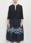 Minä Perhonen Deep Shadow Wool Jacket In Black