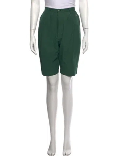 Pre-owned Minä Perhonen Knee-length Shorts In Green