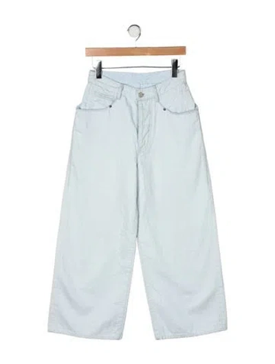 Pre-owned Minä Perhonen Mid-rise Wide Leg Jeans In Green
