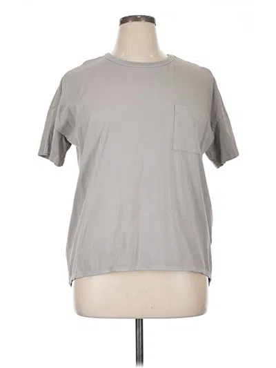 Pre-owned Mina Baie Short Sleeve T-shirt In Gray