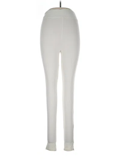 Pre-owned Mina Lisa Active Pants In White