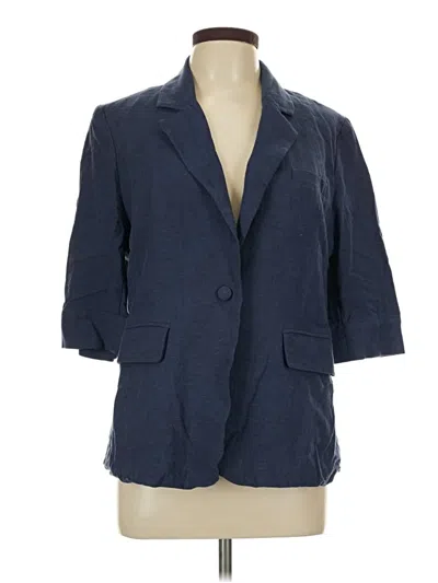 Pre-owned Mina Self Blazer Jacket In Blue