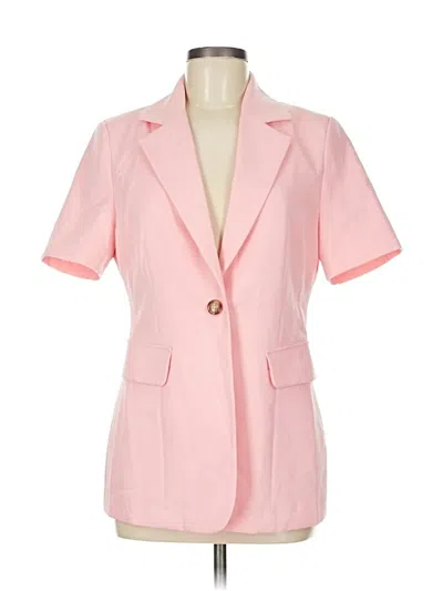 Pre-owned Mina Self Blazer Jacket In Pink