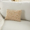 Mina Victory Luminescence Rectangular Pillow Cover And Insert In Ivory,gold