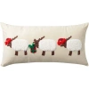 Mina Victory Polyester/polyester Blend Lumbar Rectangular Pillow Cover & Insert In Beige