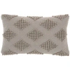 Mina Victory Rectangular Pillow Cover And Insert In Light Gray