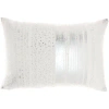 Mina Victory Rectangular Pillow Cover & Insert In Silver