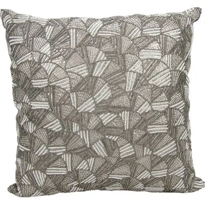 Mina Victory Throw Pillow In Pewter