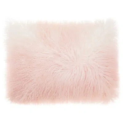 Mina Victory Throw Pillow In Rose,white