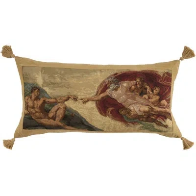 Mina Victory Vintage Pillow Creation 22" X 41" Multicolor Indoor Throw Pillow