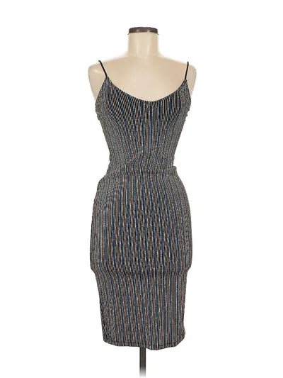Pre-owned Mind Code Cocktail Dress In Brown