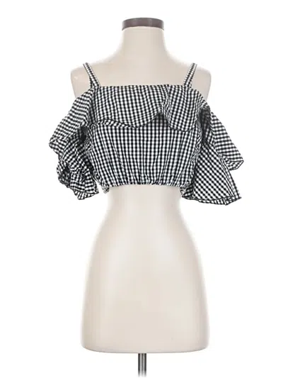 Pre-owned Mind Code Sleeveless Blouse In Black