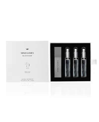 Mind Games 4-pc Blockade Travel Gift Set In Transparent
