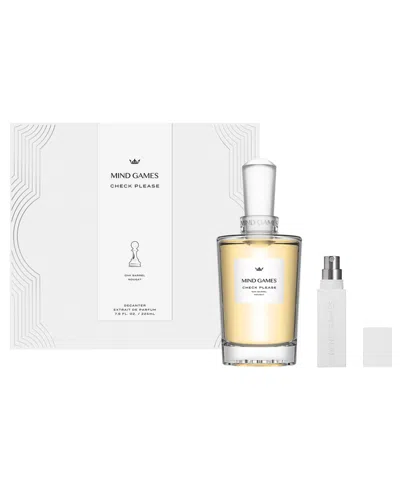 Mind Games 9-piece Check Please Extrait De Parfum Decanter Gift Set In Transparent