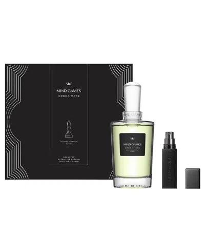 Mind Games 9-piece Opera Mate Extrait De Parfum Decanter Gift Set In Transparent