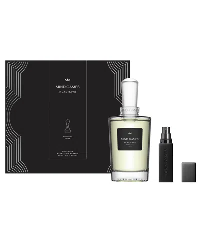 Mind Games 9-piece Playmate Extrait De Parfum Decanter Gift Set In Transparent