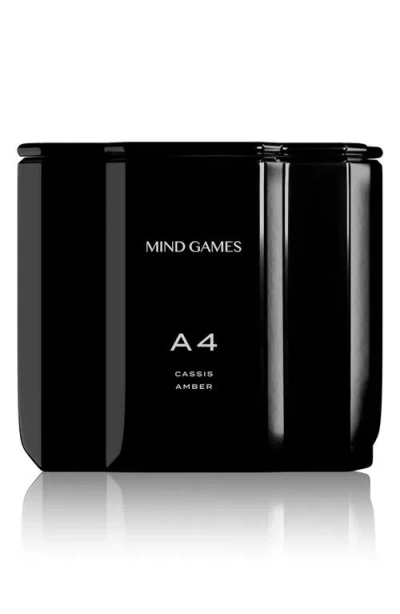 MIND GAMES MIND GAMES A4 CASSIS AMBER SCENTED CANDLE