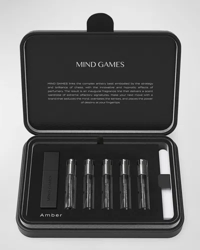 Mind Games Amber Leather Discovery Set In White