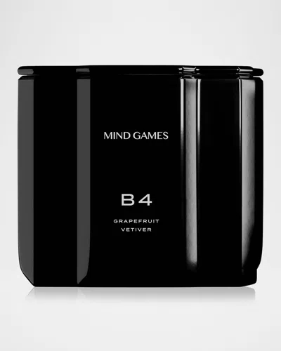 MIND GAMES B4 BLACK KNIGHT GRAPEFRUIT VETIVER LUXURY CANDLE, 10 OZ.