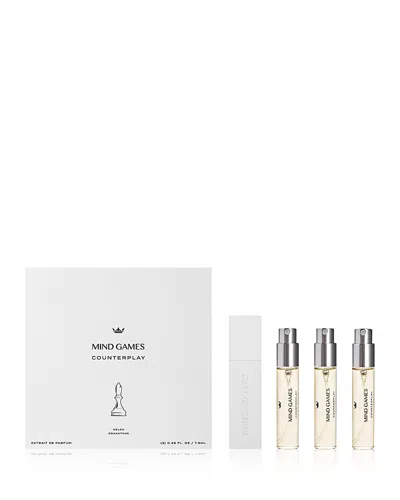 Mind Games Counterplay Extrait De Parfum Travel Trio Gift Set In Transparent