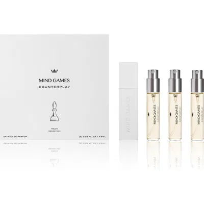 Mind Games Counterplay Travel Trio Gift Set In Transparent