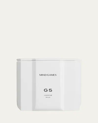 Mind Games G5 White Knight Jasmine Milk Luxury Candle, 10 Oz.