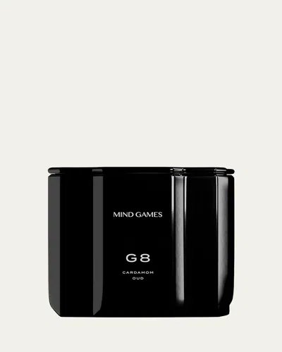 Mind Games G8 Black King Cardamom Oud Luxury Candle, 10 Oz.