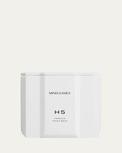 Mind Games H5 White Queen Tobacco Tonka Bean Luxury Candle, 10 Oz.