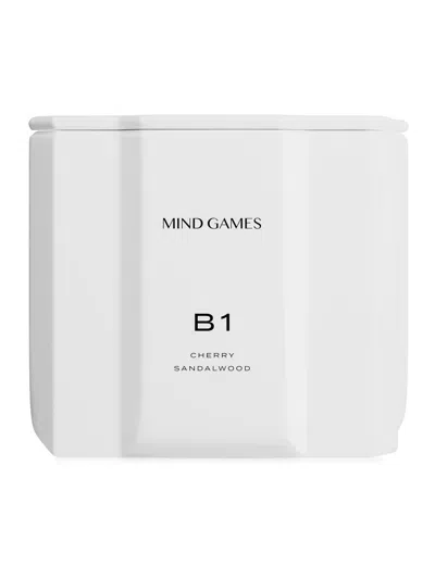 Mind Games Mg- B1 White King Candle