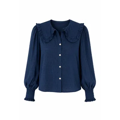 Mind Traveler Women's Blue Diana Navy Blouse