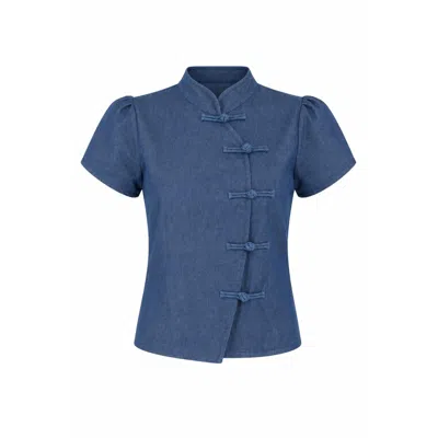 Mind Traveler Women's Blue Lucy Denim Blouse