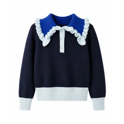 Mind Traveler Women's Blue Sophie Navy Sweater
