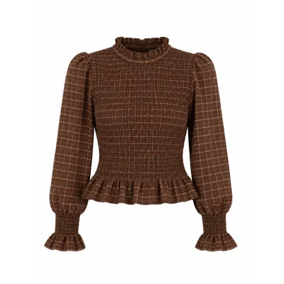 Mind Traveler Women's Chia Alia Brown Blouse