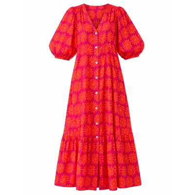 Mind Traveler Women's Mica Red Dress In Pink