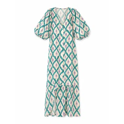 Mind Traveler Women's Mica Turquoise Dress In Blue