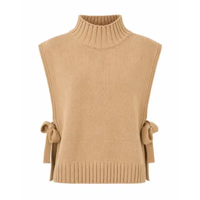 Mind Traveler Women's Neutrals Julieta Beige Vest In Sand