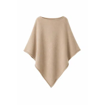 Mind Traveler Women's Neutrals Poncho Lena Beige In Sand