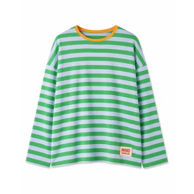 Mind Traveler Women's Nuria Green And Blue T-shirt In Multi