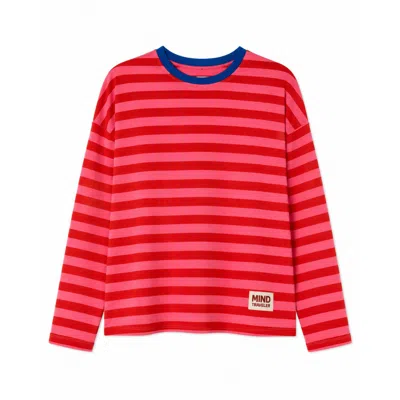Mind Traveler Women's Nuria Pink And Red T-shirt