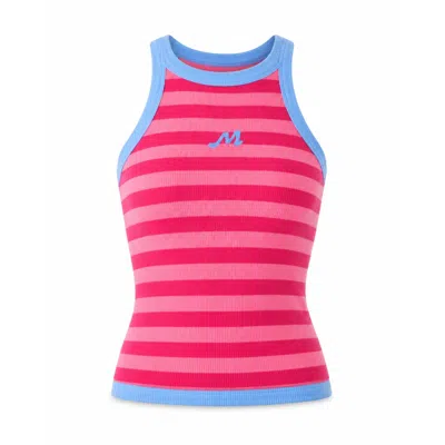 Mind Traveler Women's Pink Top Nuri Rosa Y Fucsia In Red