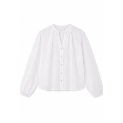 Mind Traveler Women's White Blusa Julia Blanca