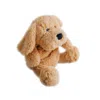 Mindful & Co Charlie The Weighted Puppy Dog Toy In Brown