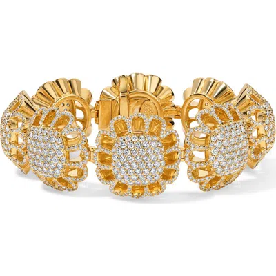 Mindi Mond 18k Gold Diamond Floating Bracelet In 18k Yellow Gold