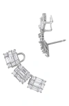 Mindi Mond Clarity Diamond Ear Crawlers In White Gold/diamond
